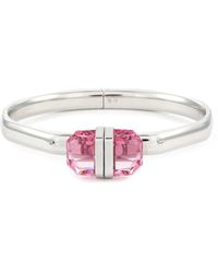 Swarovski 'lucent' Crystal Magnetic Bangle — Medium - Pink
