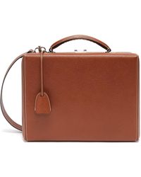 Mark Cross Acorn 'grace Small Brief' In Leather Men Bags Briefcases 'grace Small Brief' In Leather - Multicolour