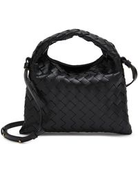 Bottega Veneta - Mini Hop Hobo Leather Bag - Lyst
