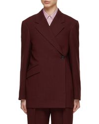 The Row - Azul Double Breasted Wool Blazer - Lyst