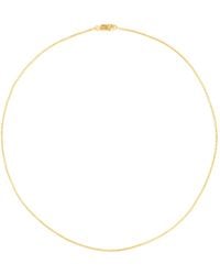 Missoma Slim Gold-toned Chain Necklace Men Accessories Cufflinks & Jewelry Necklaces Slim Gold-toned Chain Necklace - Metallic