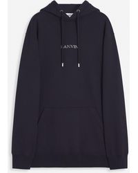 Lanvin - Unisex Loose-fitting Hoodie With Logo - Lyst