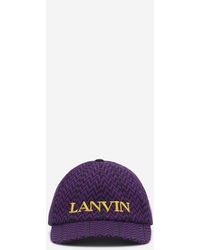 Lanvin - X Future Curb Cotton Cap - Lyst