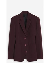 Lanvin - Single-breasted Fitted Jacket - Lyst