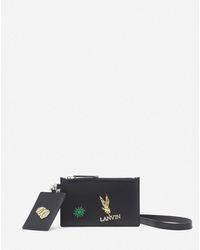Lanvin - X Future Leather Double Clutch With Pins - Lyst