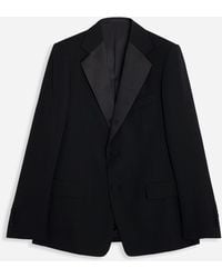 Lanvin - Single-breasted Flap Pockets Jacket With Satin Lapels - Lyst
