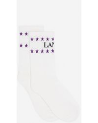 Lanvin - X Future Stars Cotton Socks - Lyst