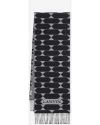 Lanvin - Two-tone Wool Scarf - Lyst