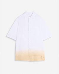 Lanvin - Asymmetrical Shirt With A Gradient Effect - Lyst