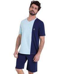 Athena - Pijama corto con cuello en pico - Lyst