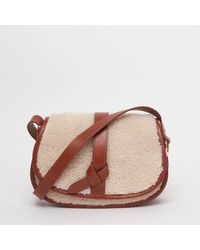 Petite Mendigote - Pequeño bolso de piel y tejido con textura SEDRO - Lyst