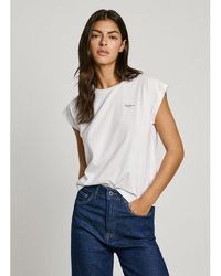 Pepe Jeans - Camiseta de manga corta con logo - Lyst