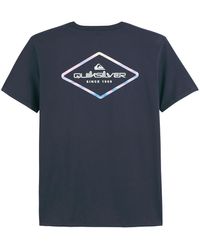 Quiksilver - Camiseta de manga corta con logo en la espalda - Lyst