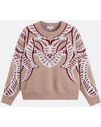 Suncoo - Jersey estampado de cuello redondo, PANDORI - Lyst