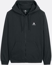 Converse - Sudadera con cremallera y capucha Stard chevron - Lyst