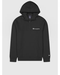 Champion - Sudadera con capucha, logo en el centro - Lyst