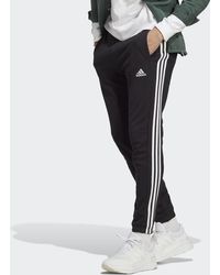 adidas - Pantalón Essentials French Terry Tapered Elastic Cuff 3 bandas - Lyst