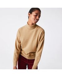 col roulé lacoste femme