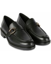 Geox - Mocasines de piel transpirable Walk Pleasure - Lyst
