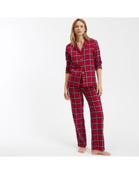 La Redoute - Pijama de franela a cuadros - Lyst