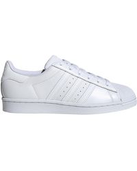 Zapatillas de deporte blancas con bordado de Superstar adidas Originals de  color Blanco | Lyst
