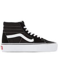 Zapatillas Sk8-hi 2.0 Con Plataforma Vans de Lona de color Blanco | Lyst