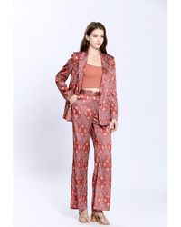 See U Soon - Pantalón recto estampado - Lyst