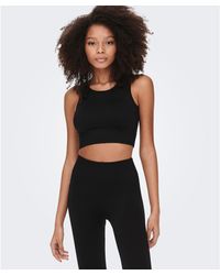 Only Play - Crop top Jaia sin costuras - Lyst