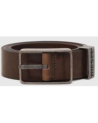DIESEL Cinturón de piel B-mid - Marrón