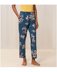 Triumph Pantalón de pijama de franela Mix & Match - Azul