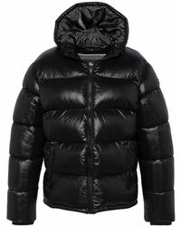 Schott Nyc - Chaqueta Acolchada Brillante Con Capucha Columbus. Talla. Color - Lyst
