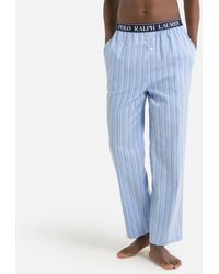 Pantalon de pyjama à logo imprimé Polo Ralph Lauren pour homme en coloris  Bleu - Lyst