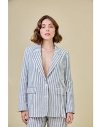 See U Soon - Chaqueta americana de traje a rayas - Lyst