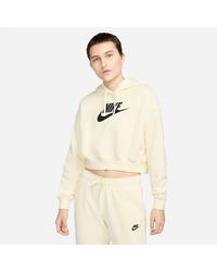 Nike - Sudadera Crop Sportswear Club Fleece - Lyst