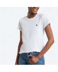 Polo Ralph Lauren - Camiseta con cuello redondo de manga corta - Lyst