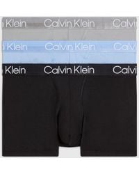 Calvin Klein - Lote de 3 bóxers lisos largos - Lyst
