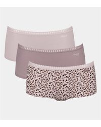 Sloggi - Lote de 3 braguitas de algodón Go Crush - Lyst