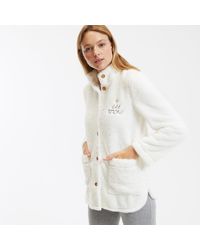 SO'HOME - Parte de arriba de pijama de forro polar sherpa - Lyst