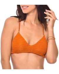 Banana Moon Sujetador de bikini de triángulos - Naranja