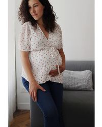 La Redoute - Vaquero skinny de embarazo, banda alta, algodón orgánico - Lyst