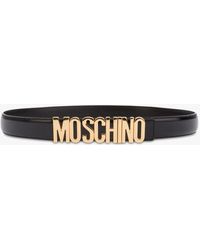 moschino belt gold