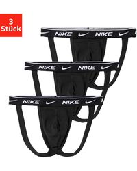 Nike String Jockstrap (3 Stuks) - Zwart