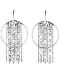 DANNIJO Bruni Hoop Statement Earrings - Metallic