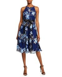 Antara Dress Marina Slub Blue Opal