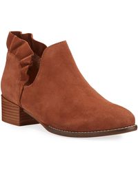 seychelles ruffle bootie