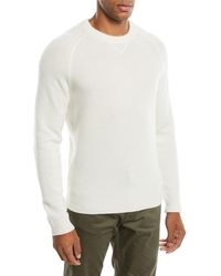 Vince Mens Reverse Tuck Stitch Crew