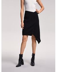 Lattelier Asymmetric Skirt - Black