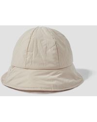 Lattelier Puffer Dome Bucket Hat - Natural