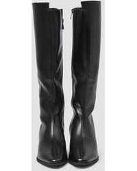 Lattelier Pointed Toe Boots - Black