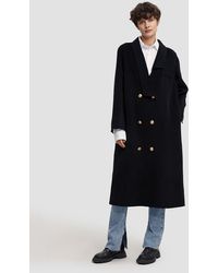 long black straight coat